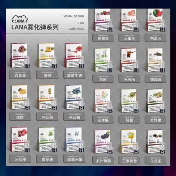 （隨機口味盲盒）LANA拉拉  一代電子煙 煙彈